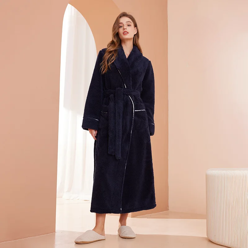 Calmora Badjas met Ceintuur voor Dames en Heren - Zachte Ochtendjas met Sjaalkraag en Lange Mouwen - Warme Kamerjas in 9 Kleuren, Maat S tot 2XL