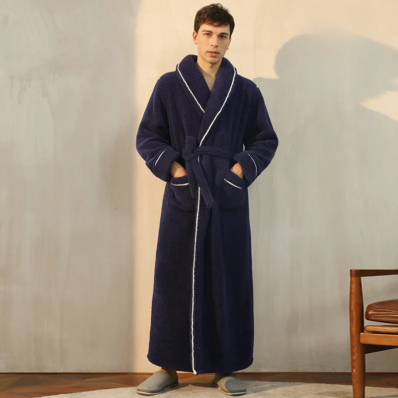 Calmora Badjas met Ceintuur voor Dames en Heren - Zachte Ochtendjas met Sjaalkraag en Lange Mouwen - Warme Kamerjas in 9 Kleuren, Maat S tot 2XL
