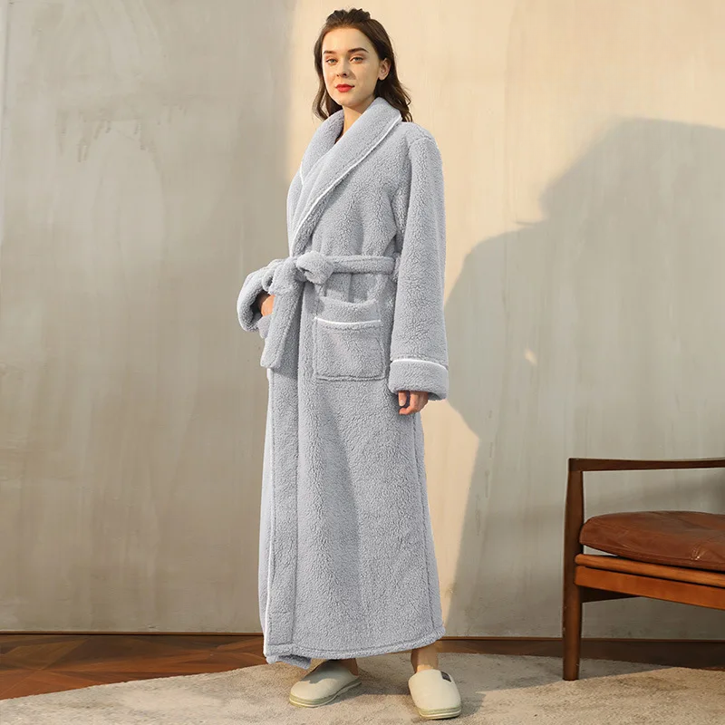 Calmora Badjas met Ceintuur voor Dames en Heren - Zachte Ochtendjas met Sjaalkraag en Lange Mouwen - Warme Kamerjas in 9 Kleuren, Maat S tot 2XL