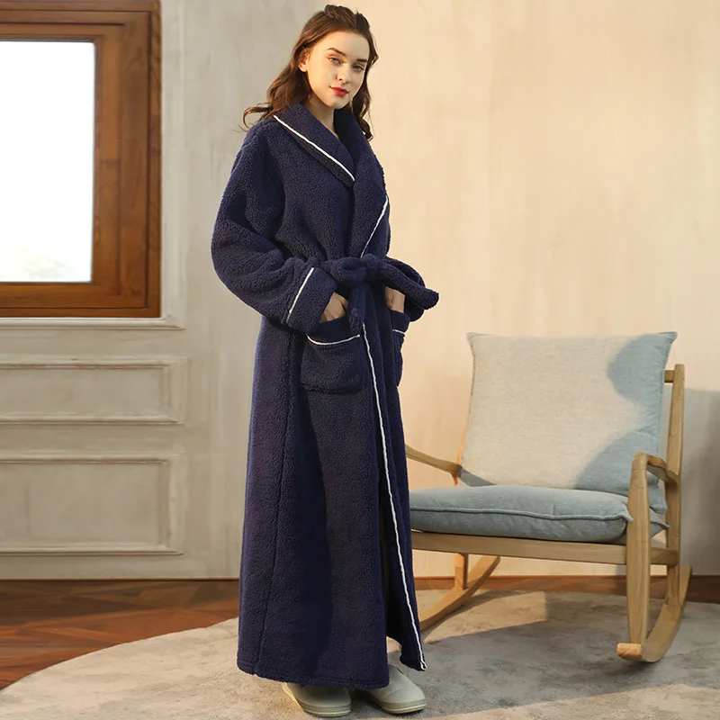 Calmora Badjas met Ceintuur voor Dames en Heren - Zachte Ochtendjas met Sjaalkraag en Lange Mouwen - Warme Kamerjas in 9 Kleuren, Maat S tot 2XL