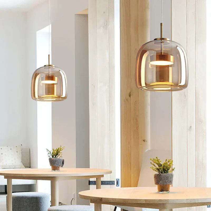 BAUHAUS | Transparent Light - Minimalistische Glazen Hanglamp