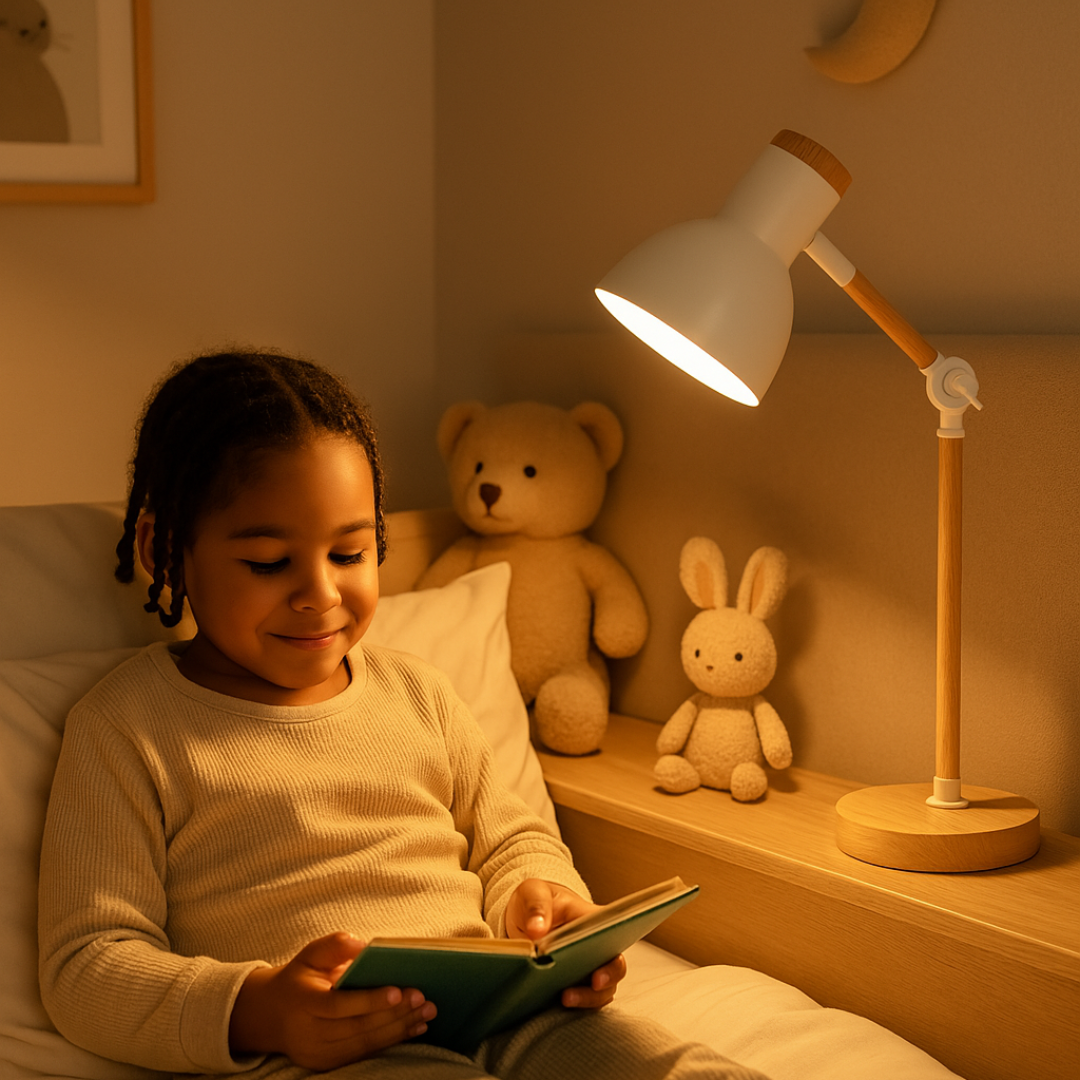 NordicGlow | Scandinavische Houten Tafellamp