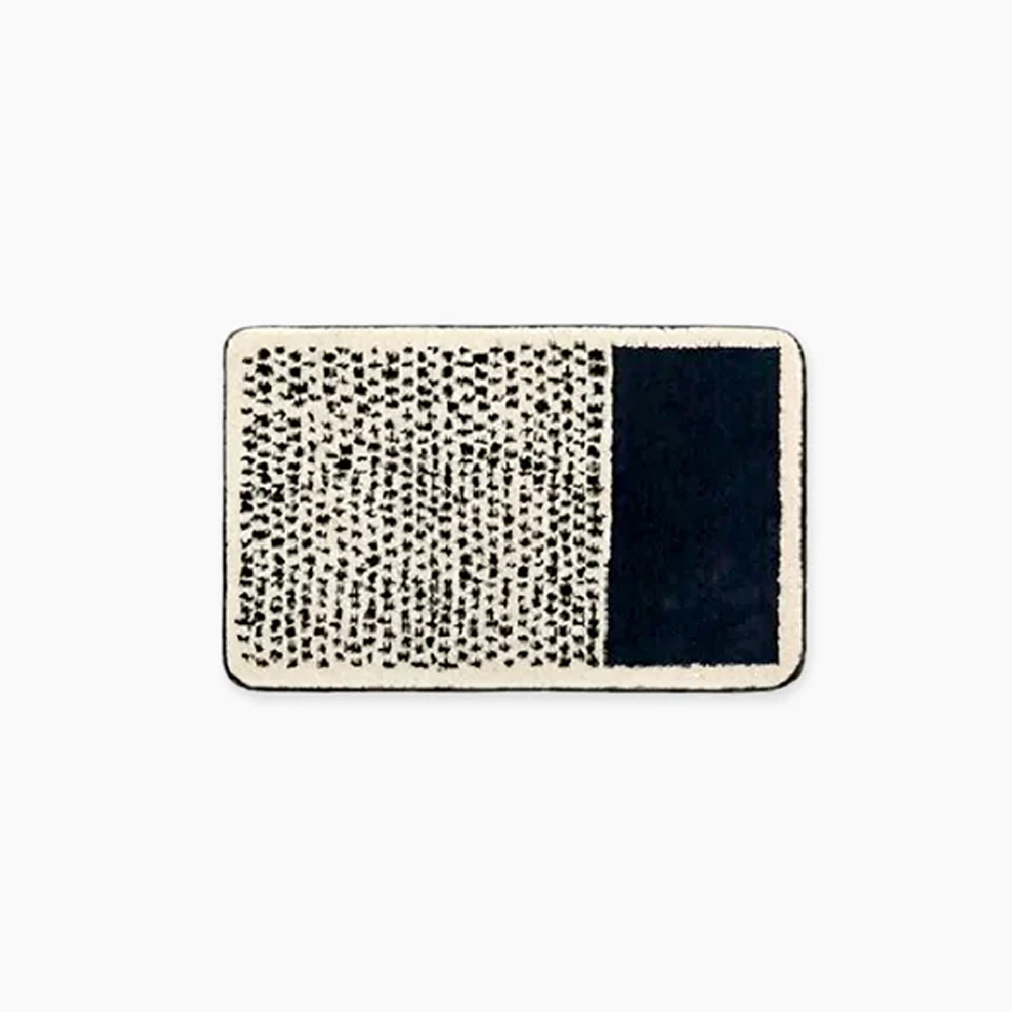 Abstracte antislip badmat met Scandinavisch design