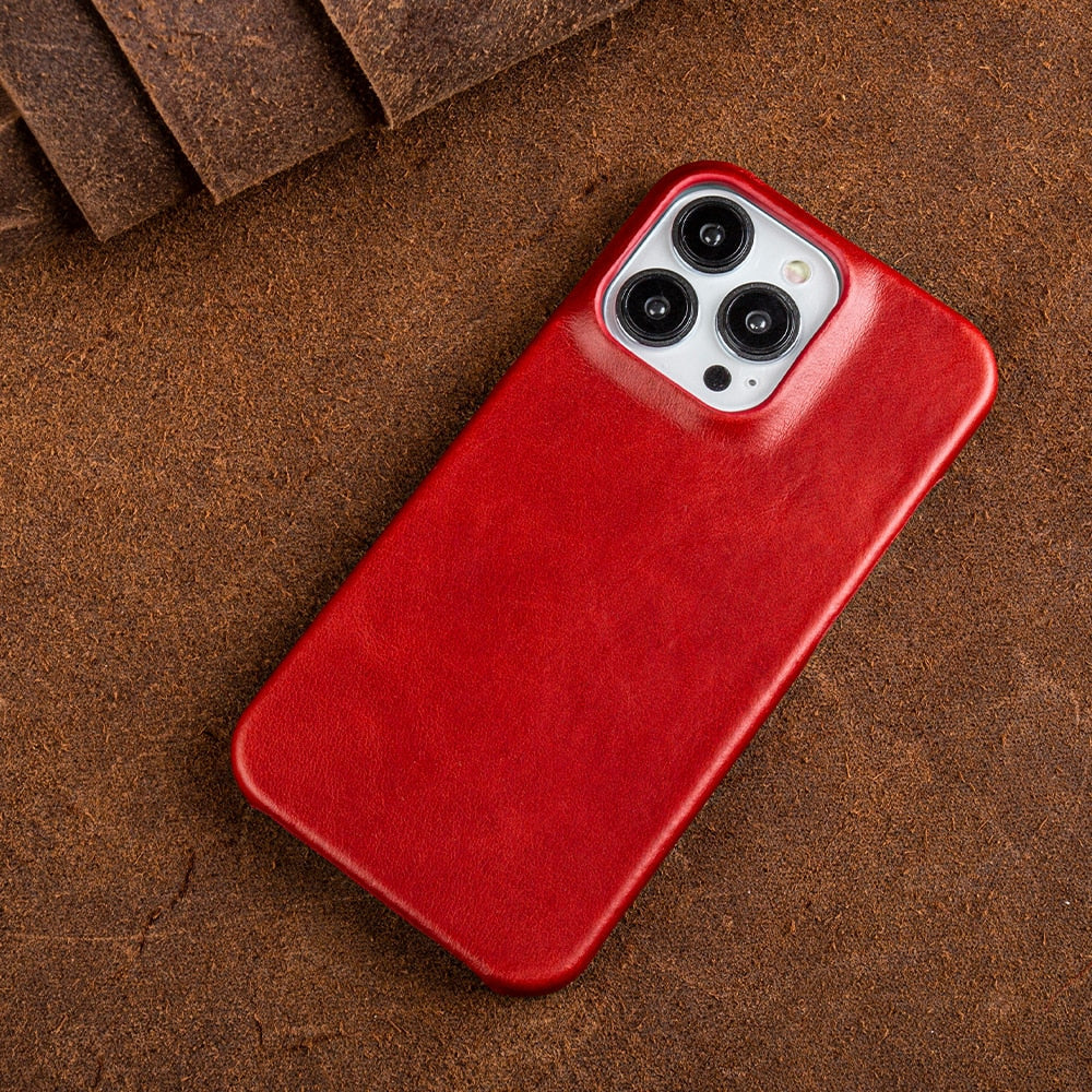Germanpro | Ölwachs Echt Leer Apple iPhone Hoes
