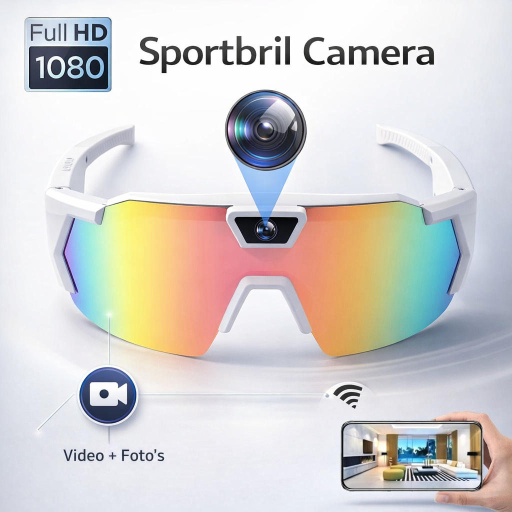 Smart Bril Camera HD Video | Leg Alles Vast tijden wielrenner , motor rijden en tijdens het sporten