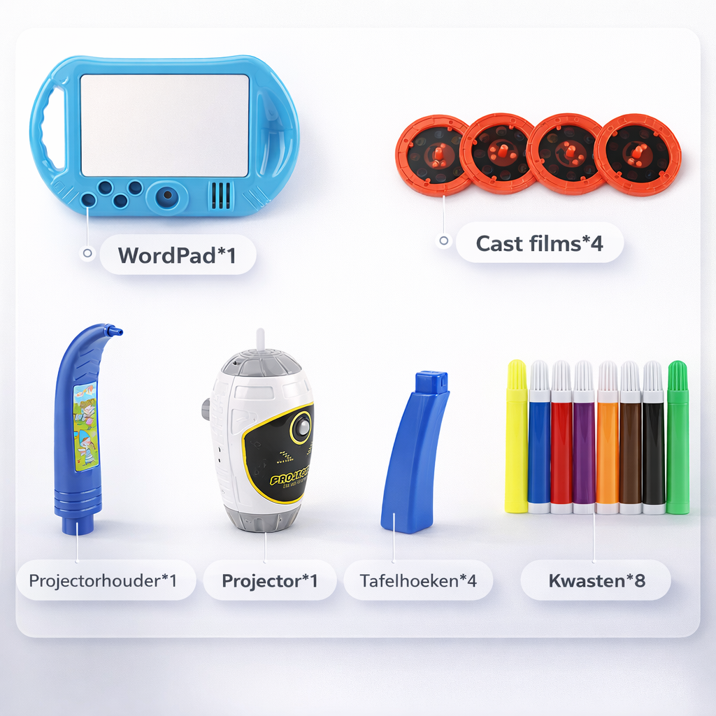 LED Tekentafel Kinderen Projector | Laat Kinderen Direct Beter Tekenen