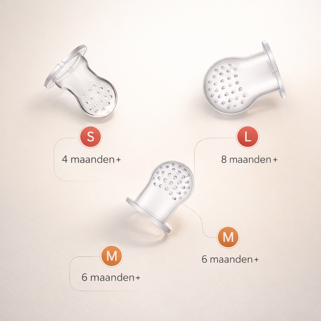 Baby Voedselfeeder Siliconen BPA-vrij | Veilig Eerste Hapjes Zonder Verslikken