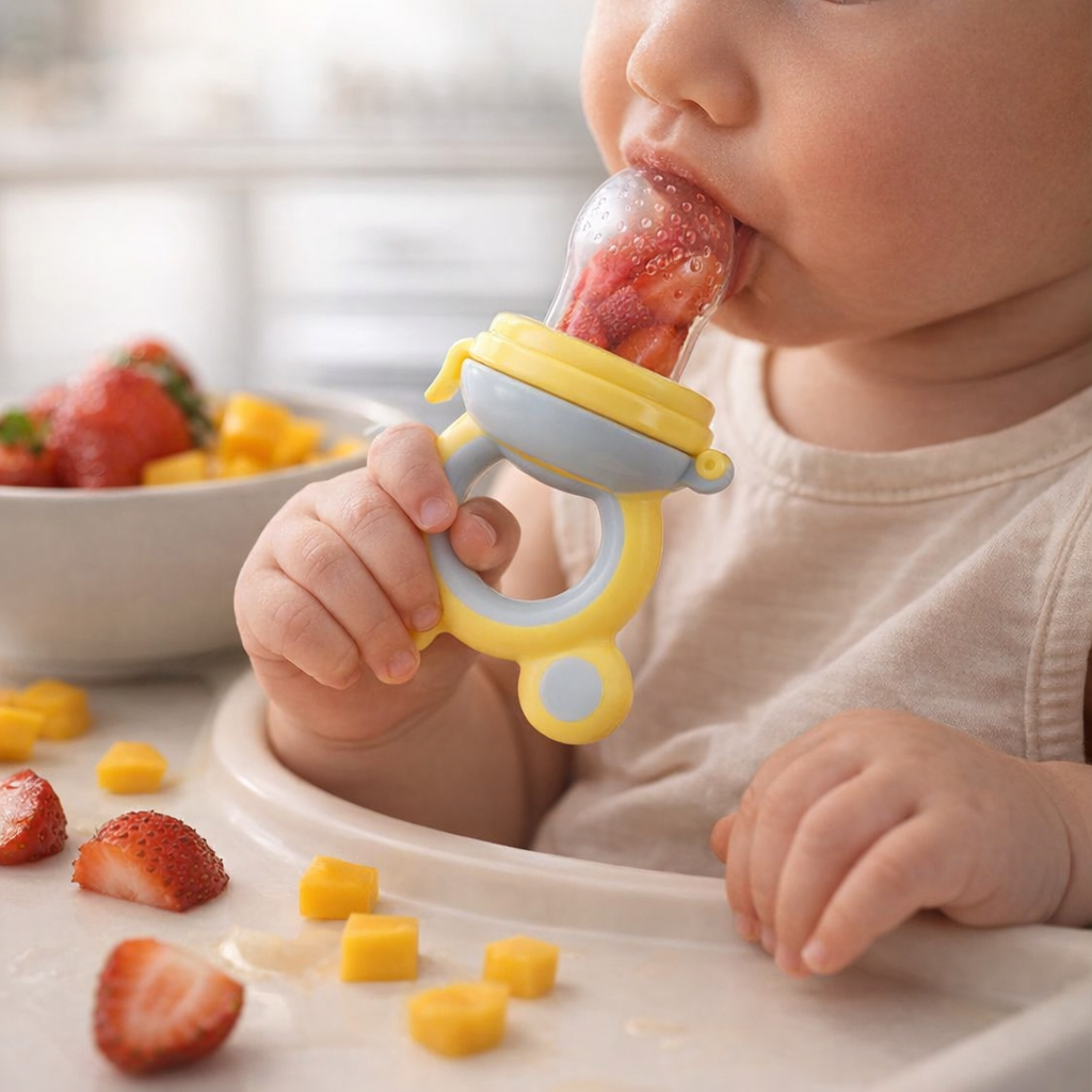 Baby Voedselfeeder Siliconen BPA-vrij | Veilig Eerste Hapjes Zonder Verslikken
