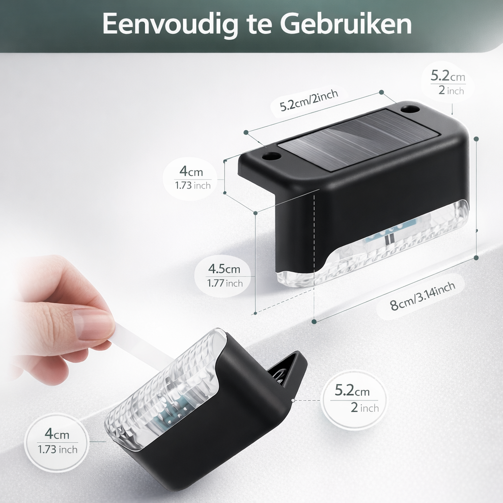 Solar Tuinlampen Set | Geen stroomkosten | buiten verlichting solar