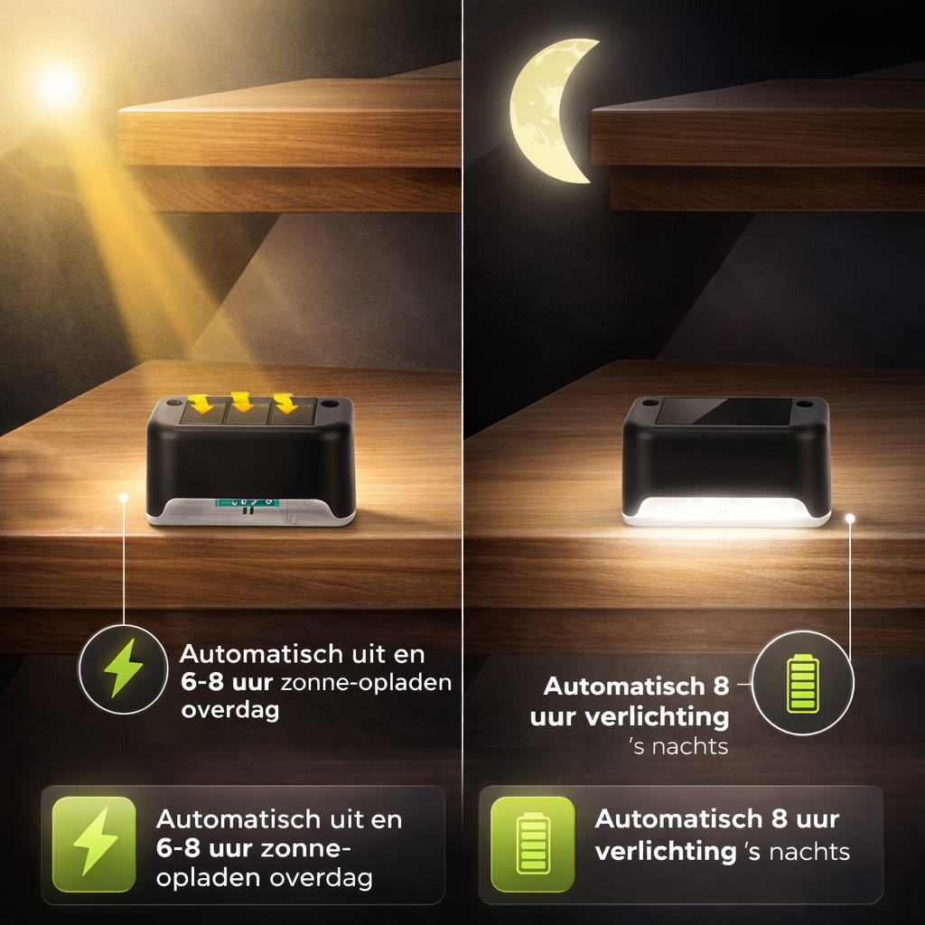 Solar Tuinlampen Set | Geen stroomkosten | buiten verlichting solar
