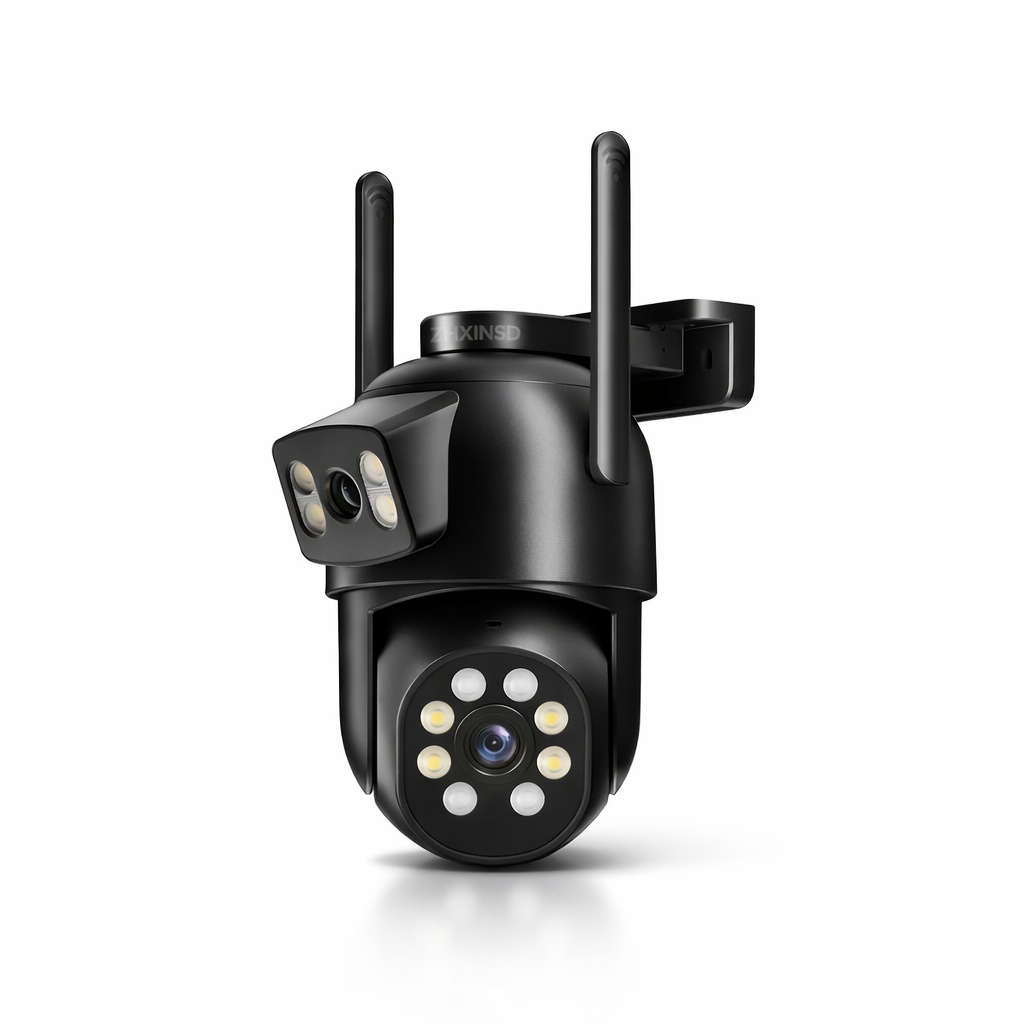 Beveiligingscamera Outdoor | 360° zicht & AI | wifi camera buiten