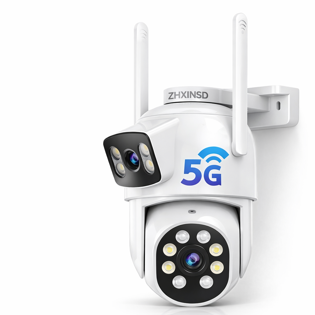 Beveiligingscamera Outdoor | 360° zicht & AI | wifi camera buiten