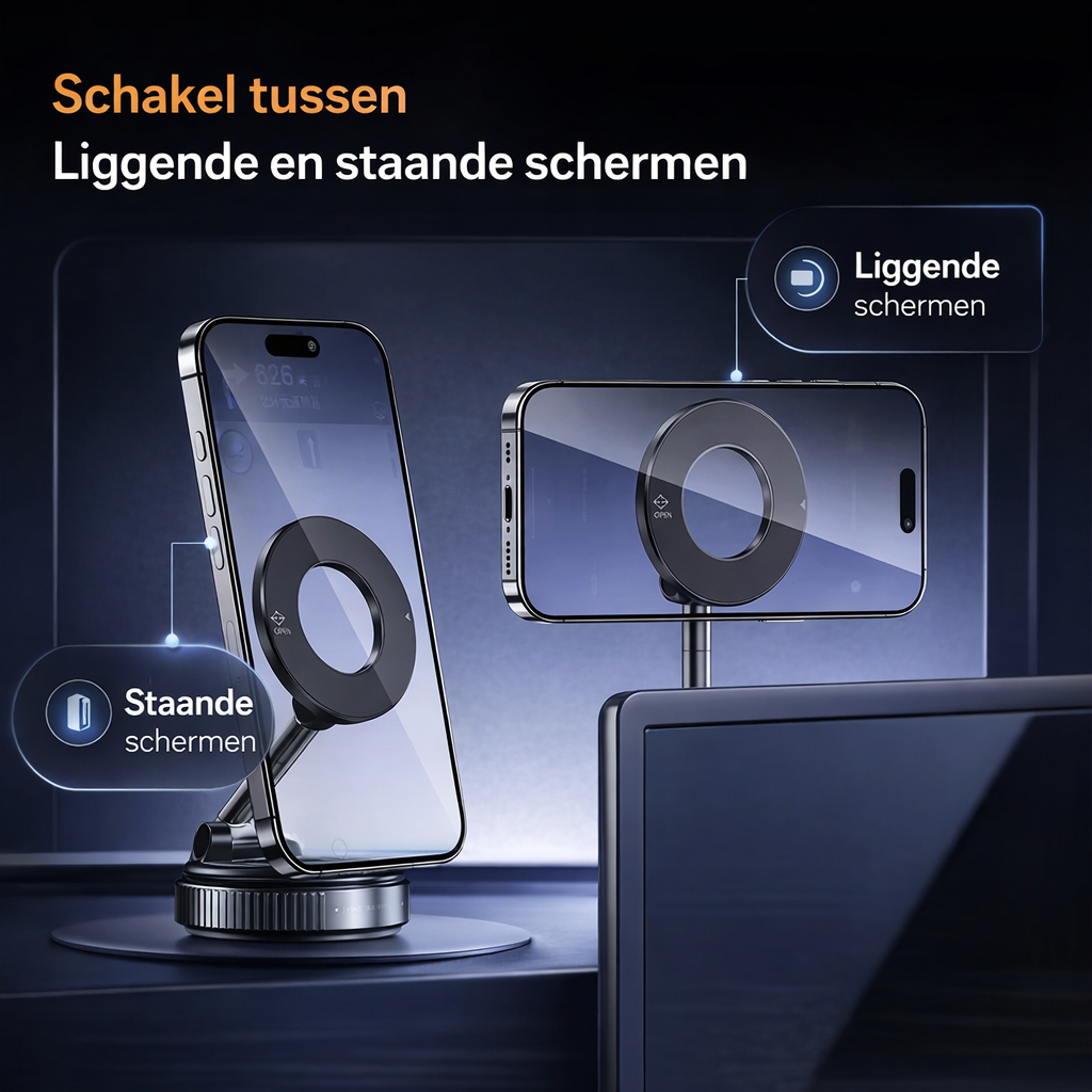 Telefoonhouder Magnetisch | Extra sterke grip | auto houder 360