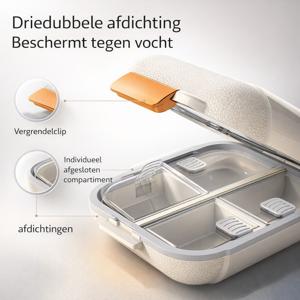 Medicijn Opbergdoos en Organizer | Stofvrij & compact