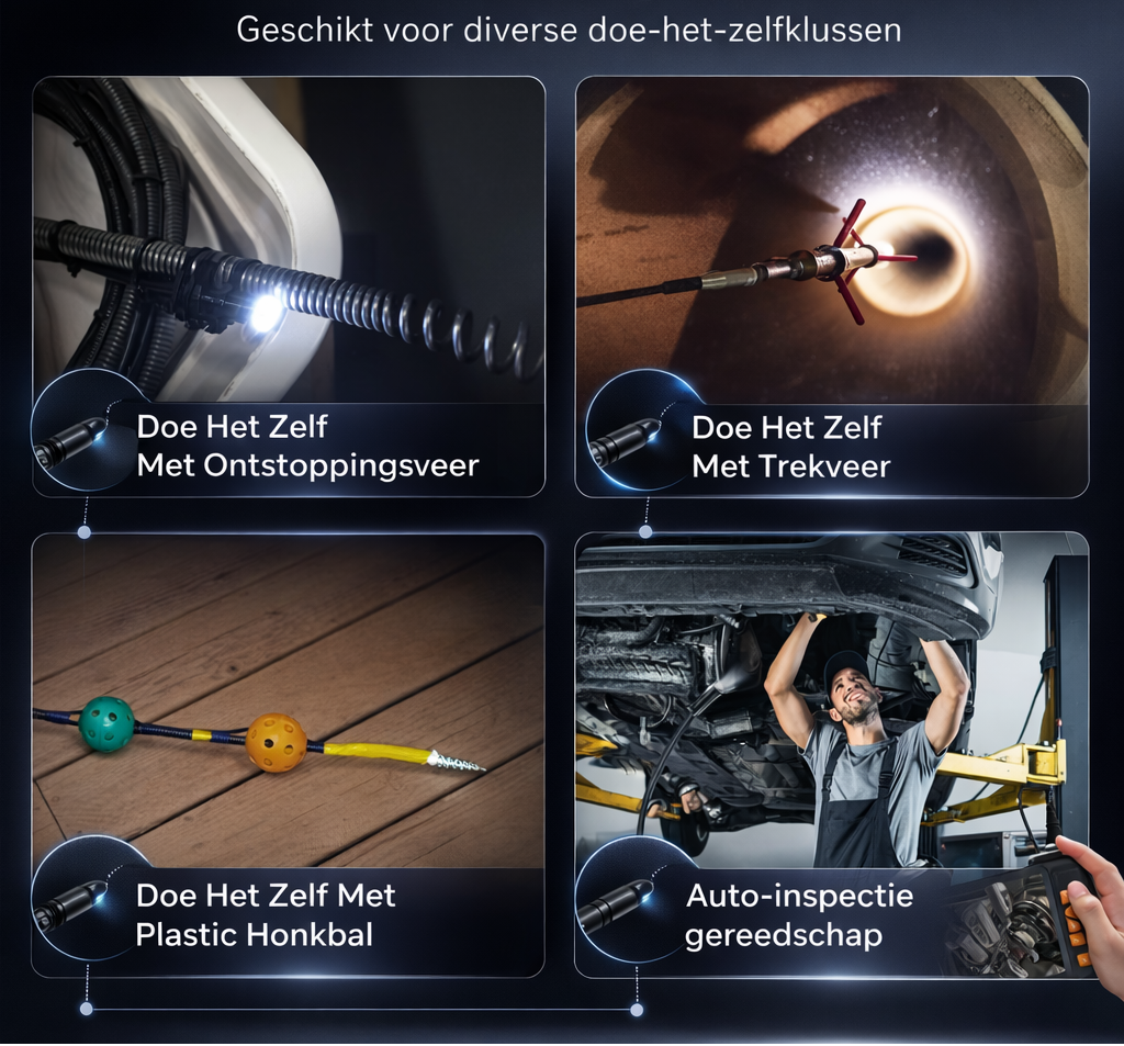 Endoscoop Camera 1080P | Inspectie met licht | borescope camera