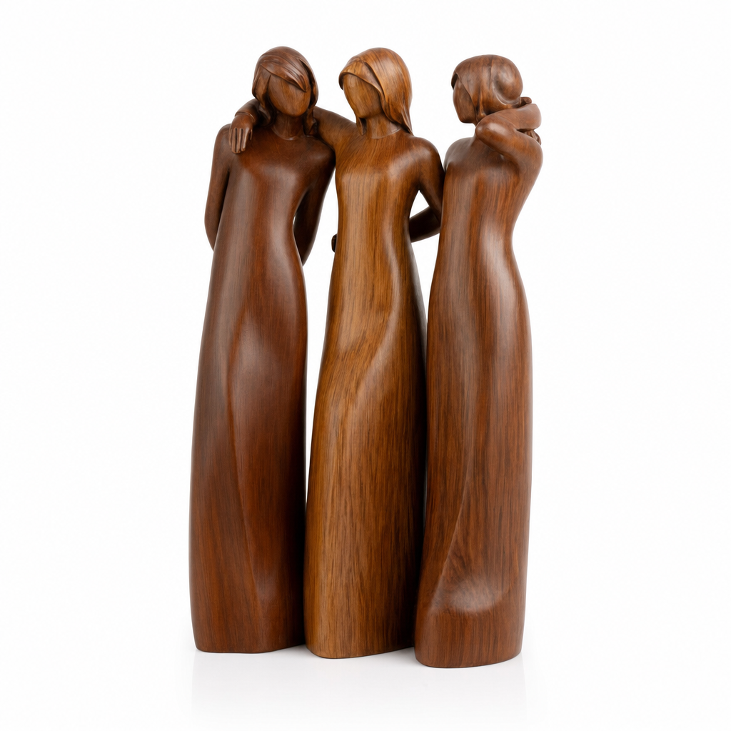Bondora | Kunsthars Sculptuur voor Vriendschap en Decoratie | kunsthars beeld vriendschap sculptuur decoratief beeldje