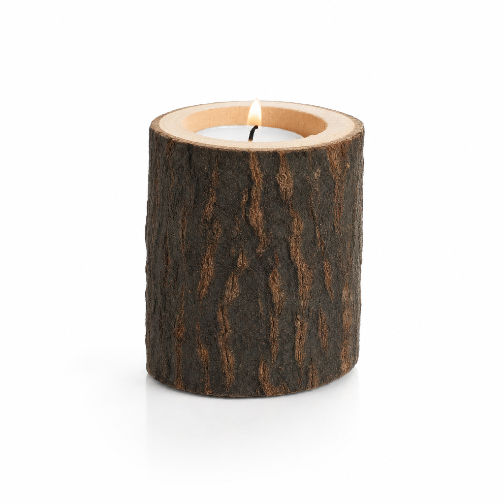 Oakspire | 3 Delige Rustieke Kandelaar Set | kandelaar set houten kandelaars rustieke woondecoratie