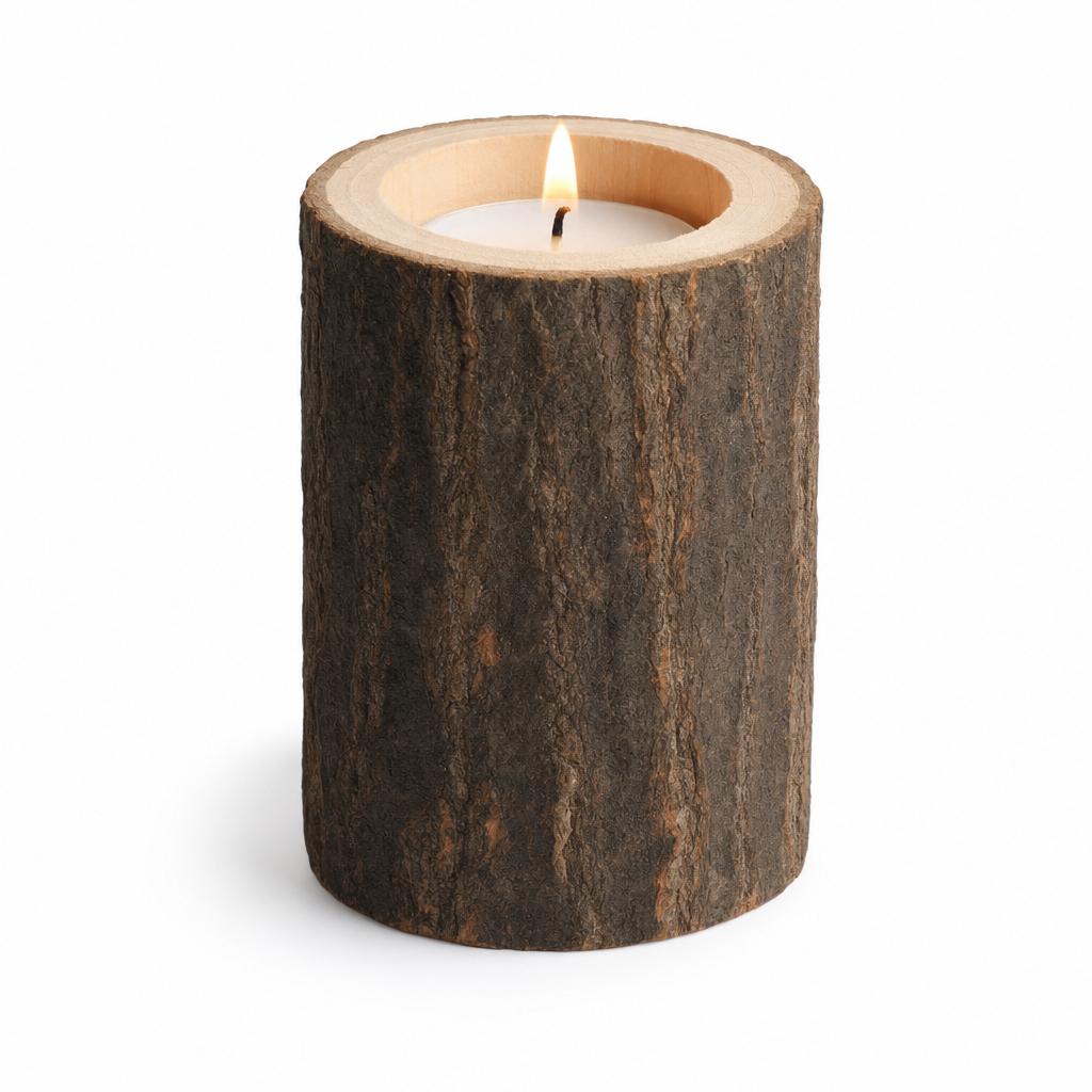 Oakspire | 3 Delige Rustieke Kandelaar Set | kandelaar set houten kandelaars rustieke woondecoratie