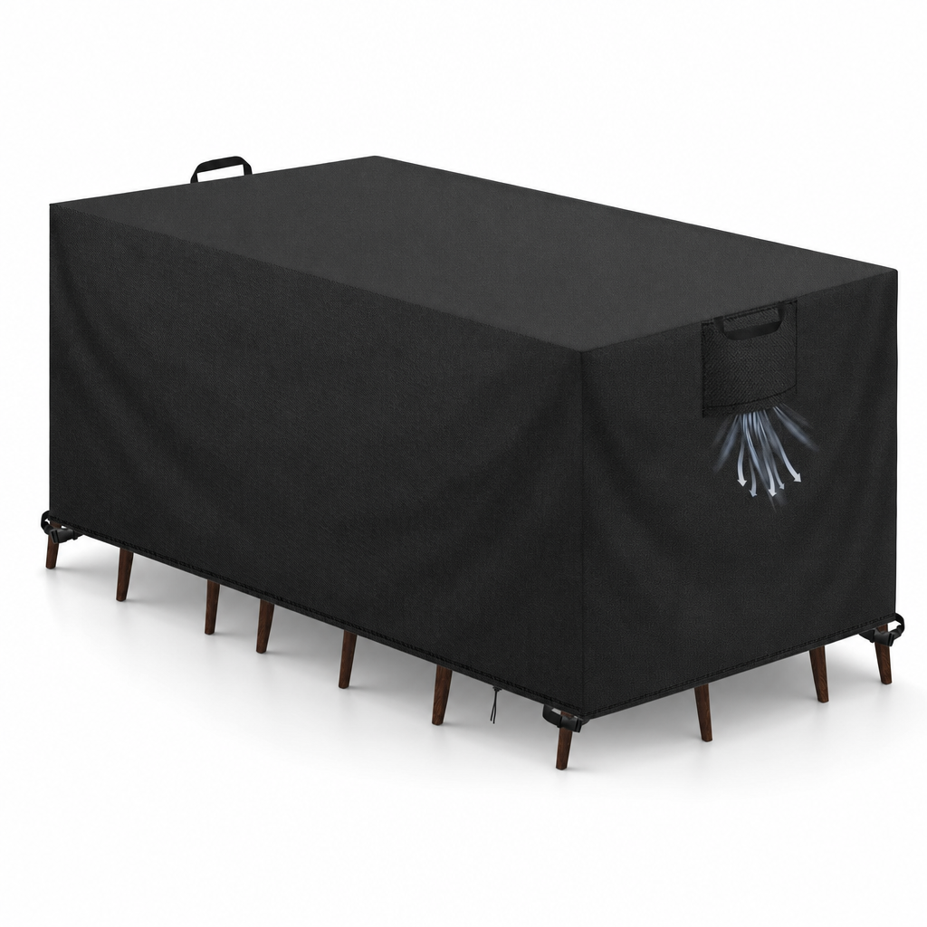 Coverra | Waterdichte Tuinafdekking van 42D Oxford Stof | tuinmeubelhoes waterdicht buitenhoes tuinmeubels beschermhoes tuin