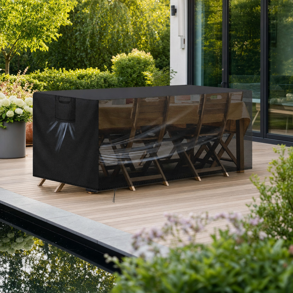Coverra | Waterdichte Tuinafdekking van 42D Oxford Stof | tuinmeubelhoes waterdicht buitenhoes tuinmeubels beschermhoes tuin