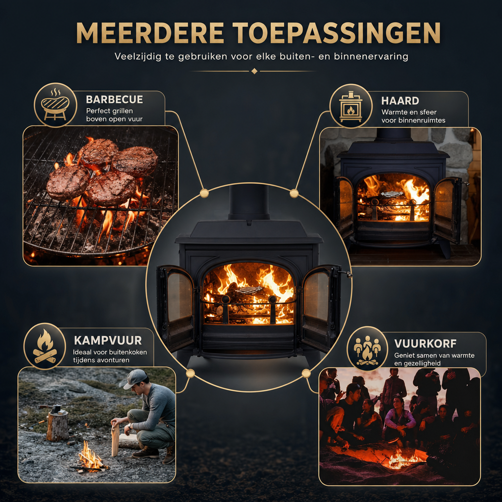 Firebreeze | Elektrische Vuurblazer voor BBQ en Haard | elektrische vuurblazer BBQ blower haard aanblazer