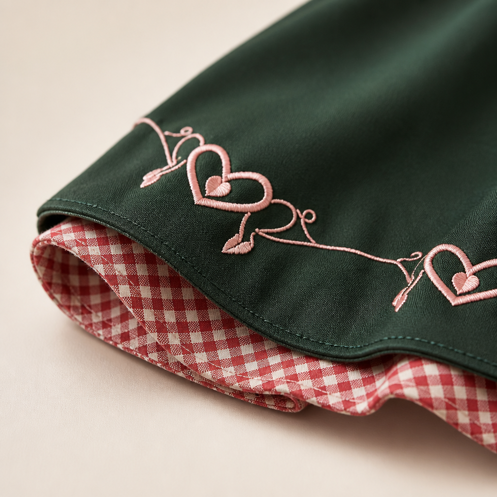 Dames Oktoberfest Jurk - FestBrau - Geruit Design, Strikdetail en Traditionele Beierse Stijl