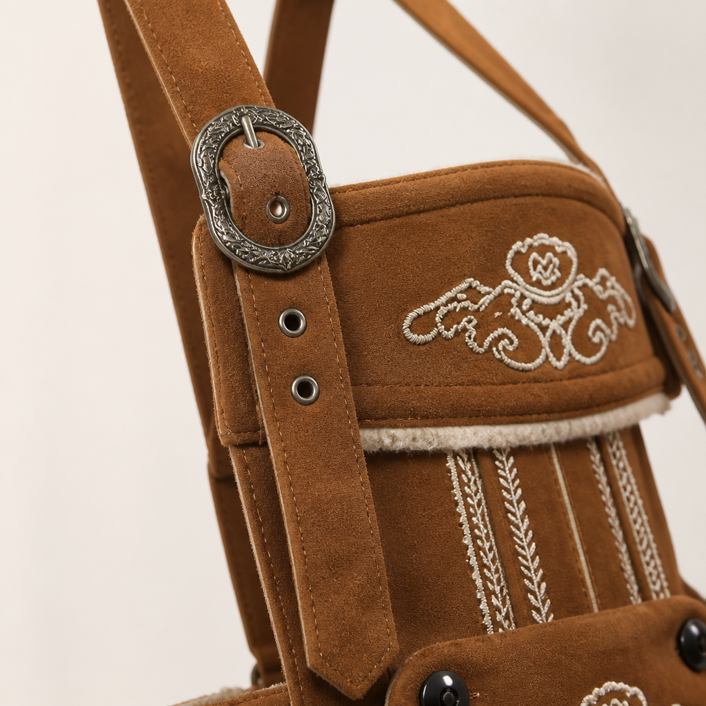 Heren Oktoberfest Overall - FestBrau - Geborduurd Patroon, Traditioneel en Comfortabel