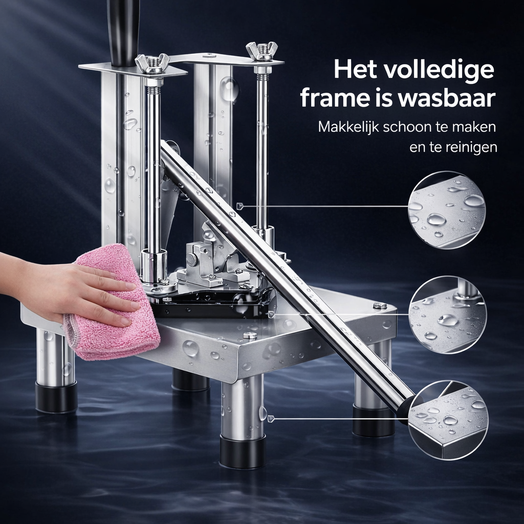 Groente- en Fruitsnijder RVS Professioneel | Snijd 5x Sneller & Perfect Gelijk