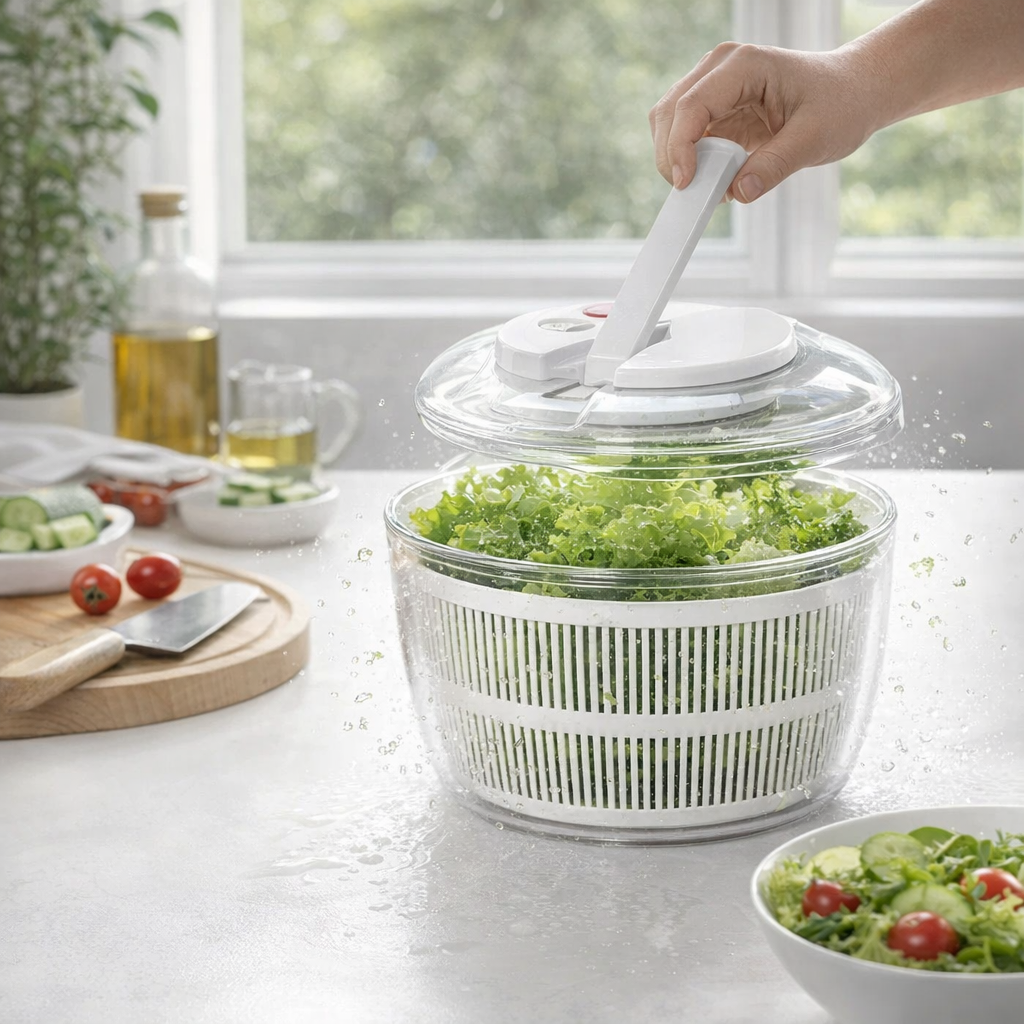 Salade Spinner 3L Groente Droger | Droog Groenten in Seconden