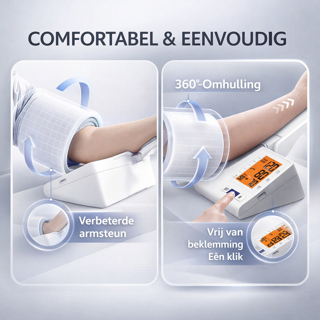 Digitale Bloeddrukmeter Arm | Direct Inzicht in Je Gezondheid