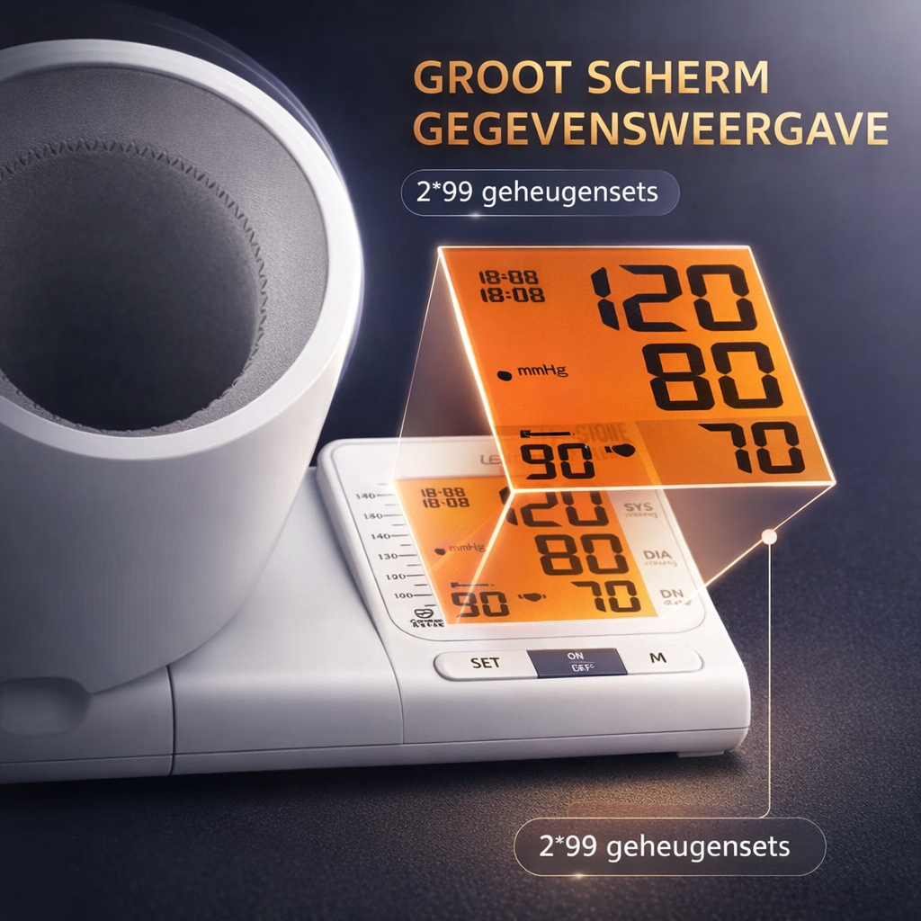 Digitale Bloeddrukmeter Arm | Direct Inzicht in Je Gezondheid
