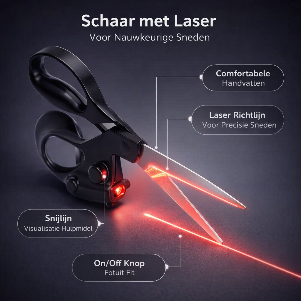 Keukenschaar RVS Multifunctioneel met laser | Knipt Alles Moeiteloos & Superscherp