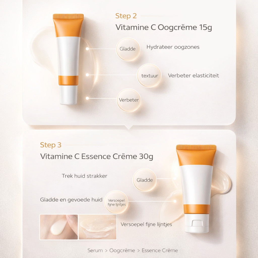 Vitamine C Gezichtsset | Stralende huid | skincare set