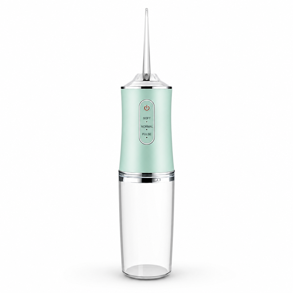OraJet | Draagbare monddouche/waterflosser | Draagbare Monddouche Waterflosser USB Oplaadbaar – Tandenstoker met 4 Jet Tips, 220ml Tank, 3 Reinigingsmodi voor Gezond Tandvlees