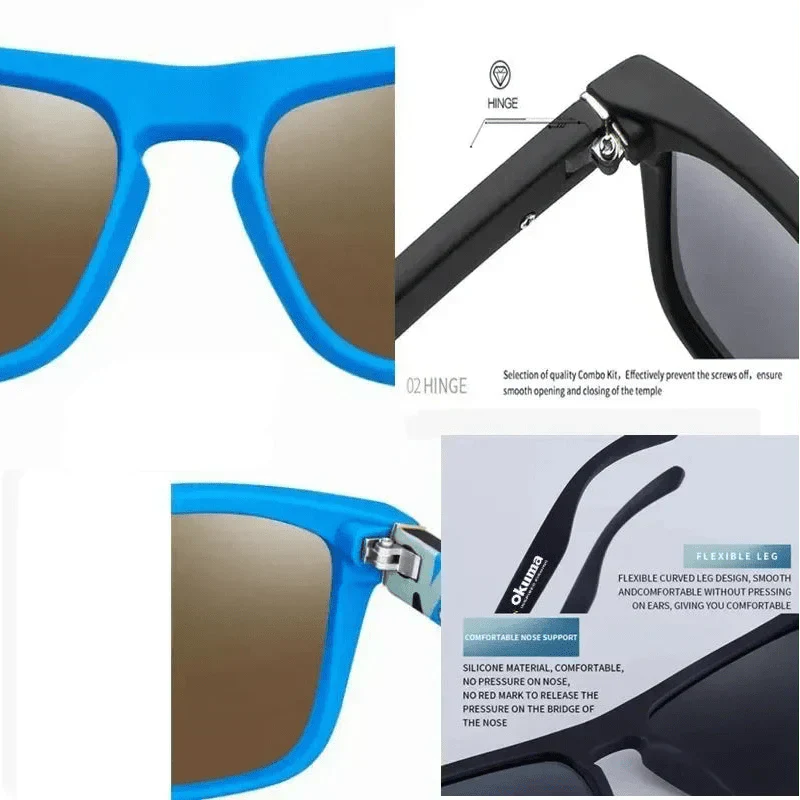 Zonnebril – Gepolariseerde Lenzen met UV400 Filter & Lichtgewicht Frame