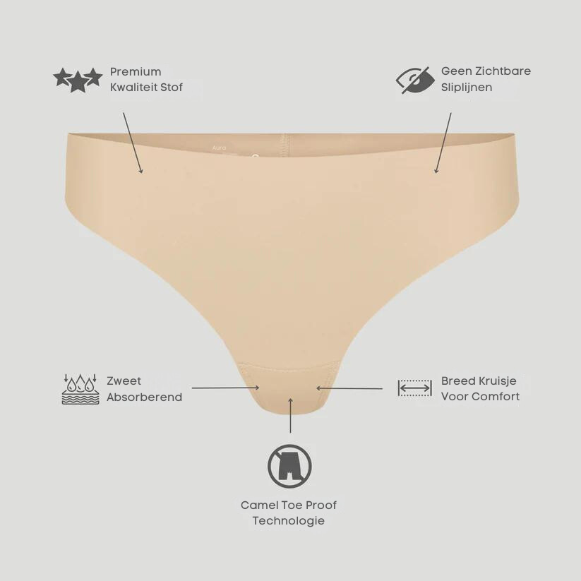 ElleGems™ Onzichtbare Camel Toe String 2+2 GRATIS