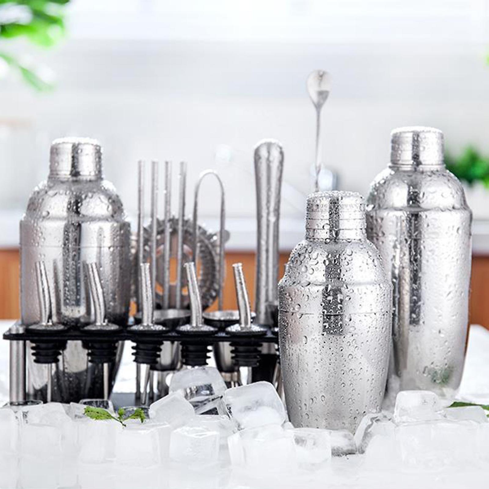Cocktailset 23-Delig met Shaker en Standaard voor Thuisgebruik