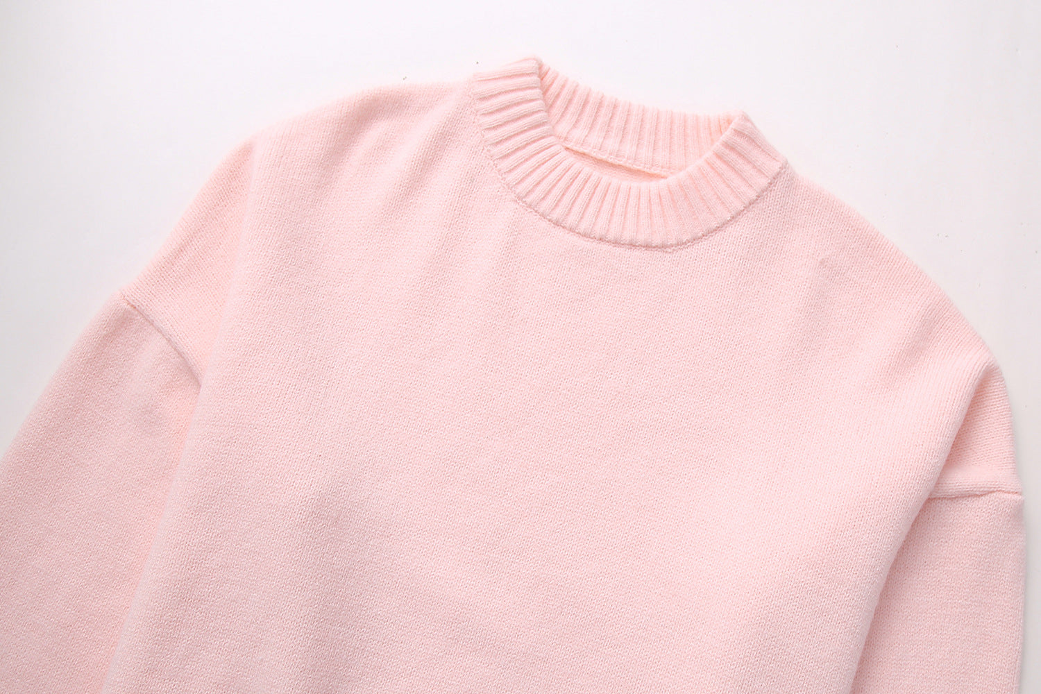 Women's sweater - Wrap sweater - Cotton - Pink