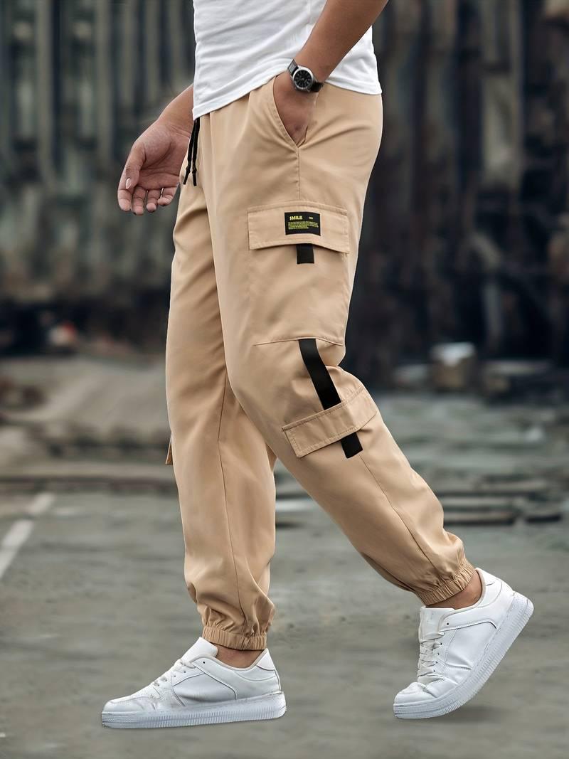 Men's Cargo Pants - Relaxed Fit - Comfortable - Spacious Pockets