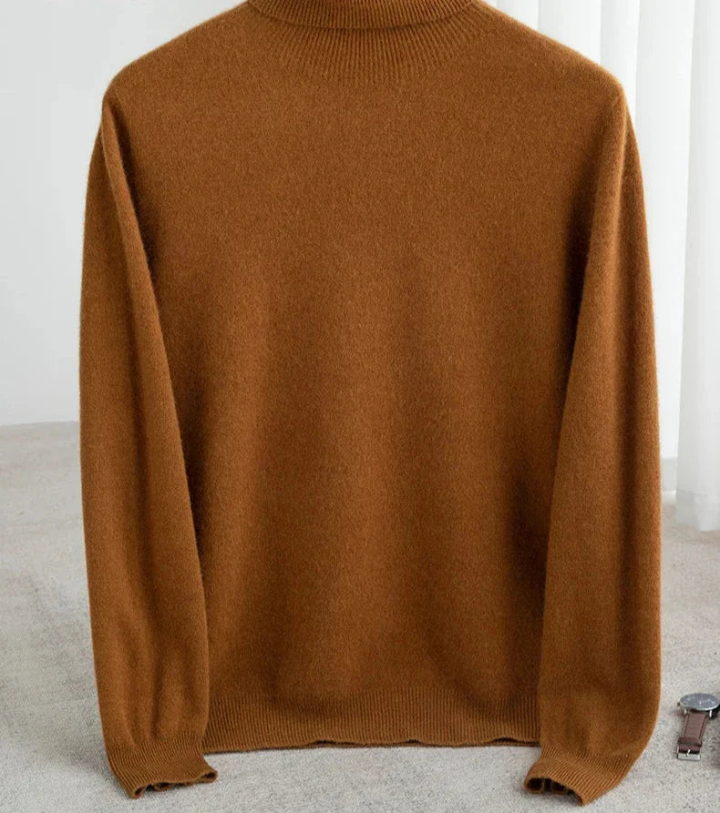Business Wool Turtleneck | High Quality Materials - Warm and Cozy - Fall - Ideal for Formal and Informal Occasions