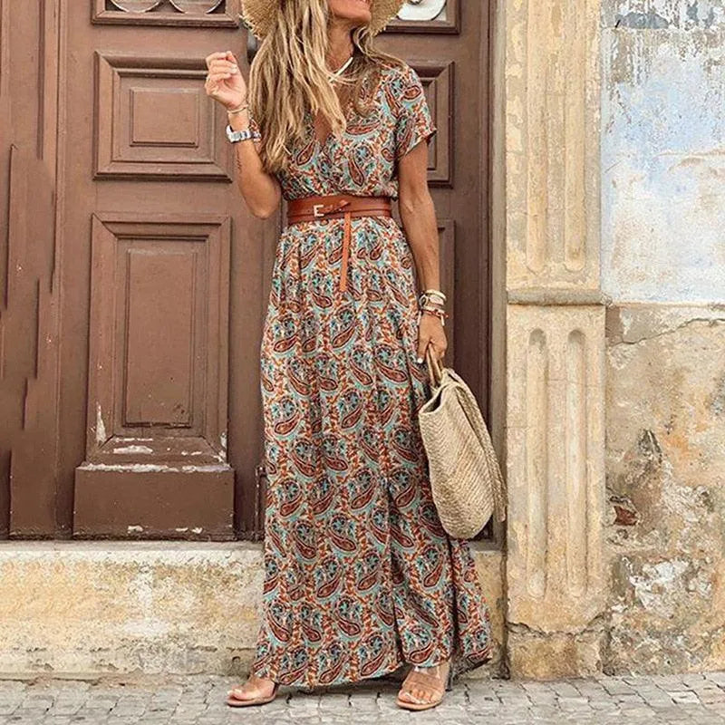 Irene Bohemian maxi jurk Visconte Nederland