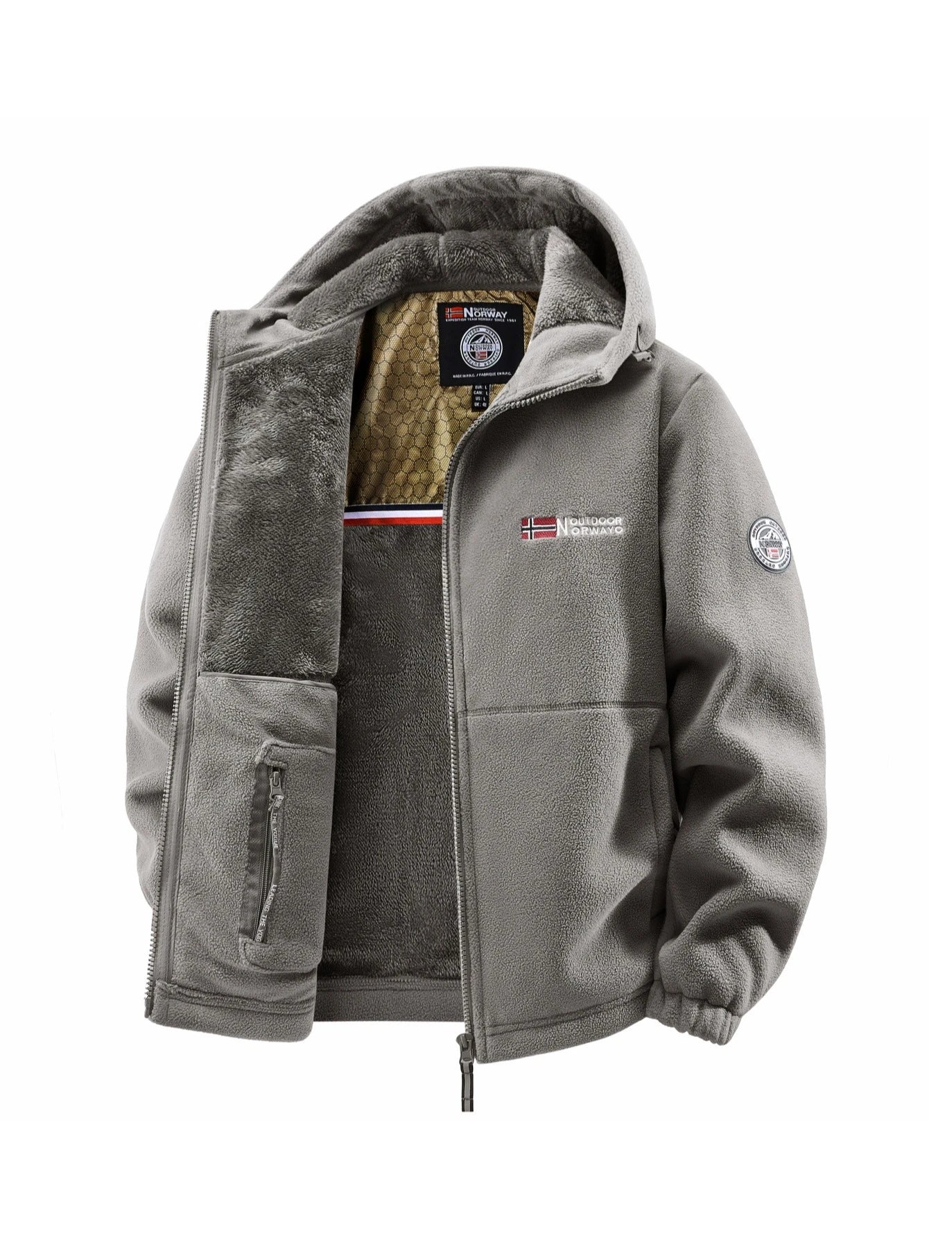 Visconte Heren Outdoor Winterjas – Hooded Jacket voor Herfst & Winter, Dagelijks Gebruik, Reizen, Streetwear, Warme Casual Jas