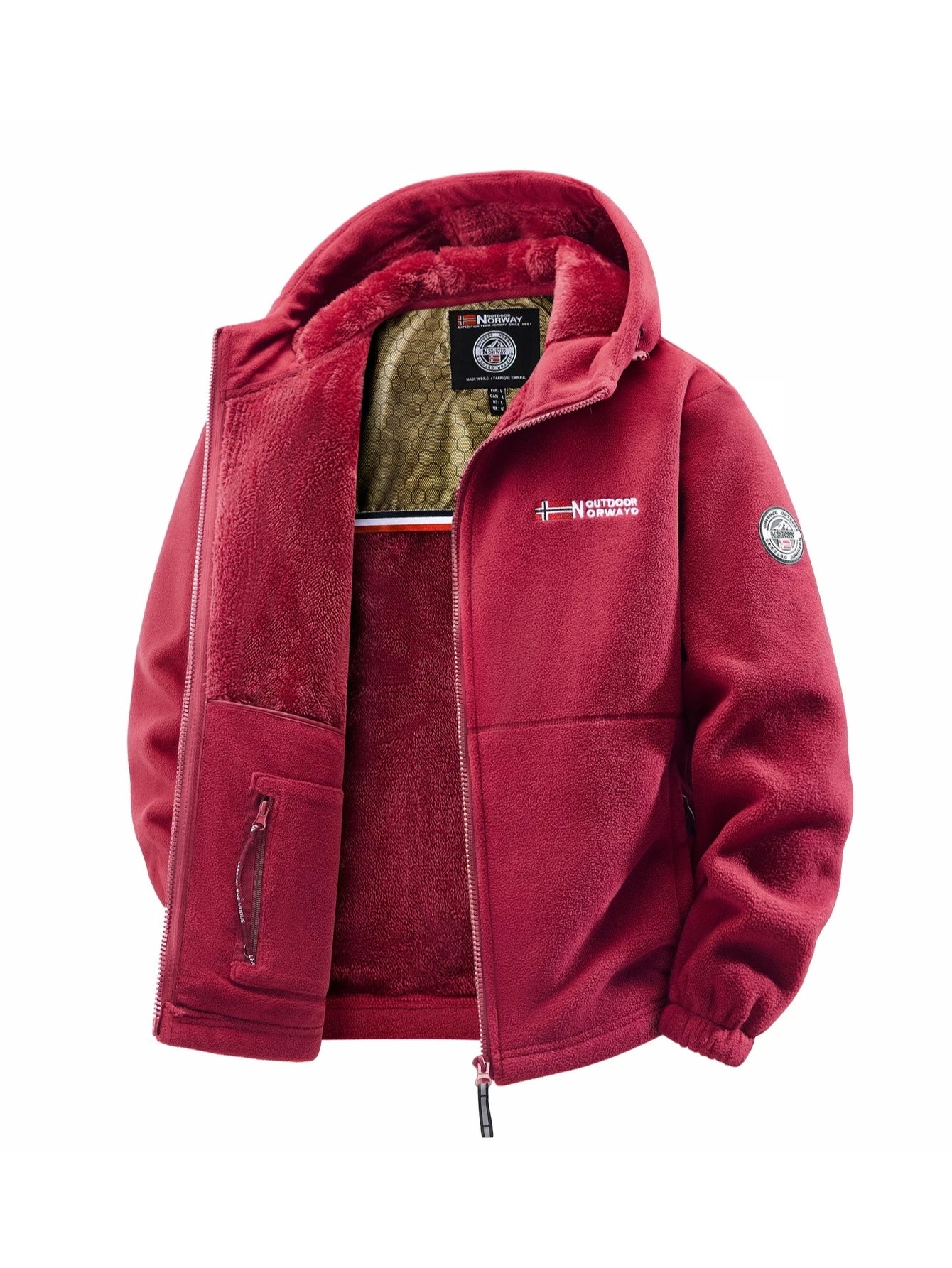 Visconte Heren Outdoor Winterjas – Hooded Jacket voor Herfst & Winter, Dagelijks Gebruik, Reizen, Streetwear, Warme Casual Jas