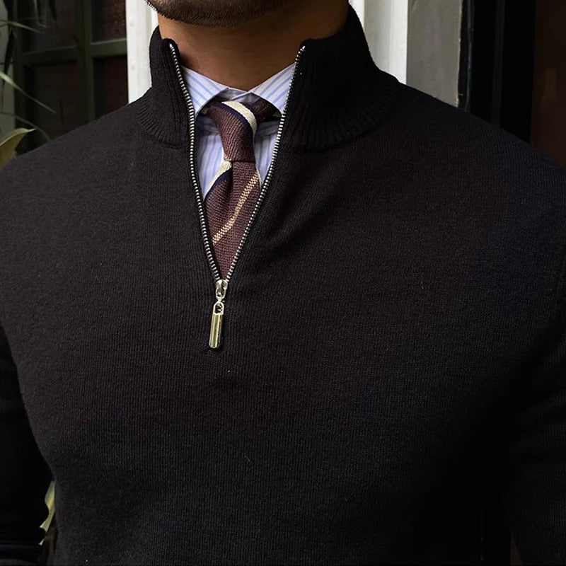 Knitted sweater autumn sweater | High Quality Materials - Warm and Cozy - Autumn - Ideal for Formal and Informal Occasions