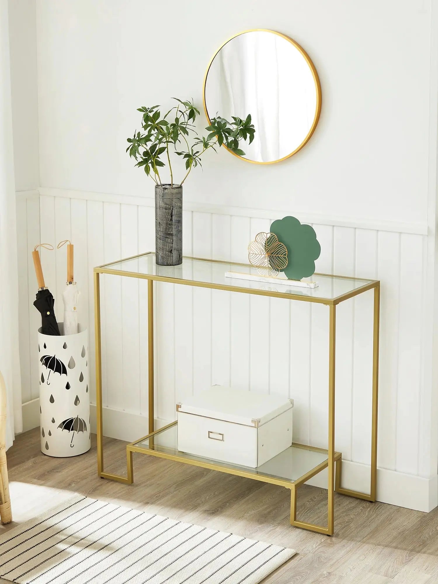 Bijzet Tafel | Praktisch en mobiel - Schuift gemakkelijk onder de bank - Ideaal voor laptop of koffie