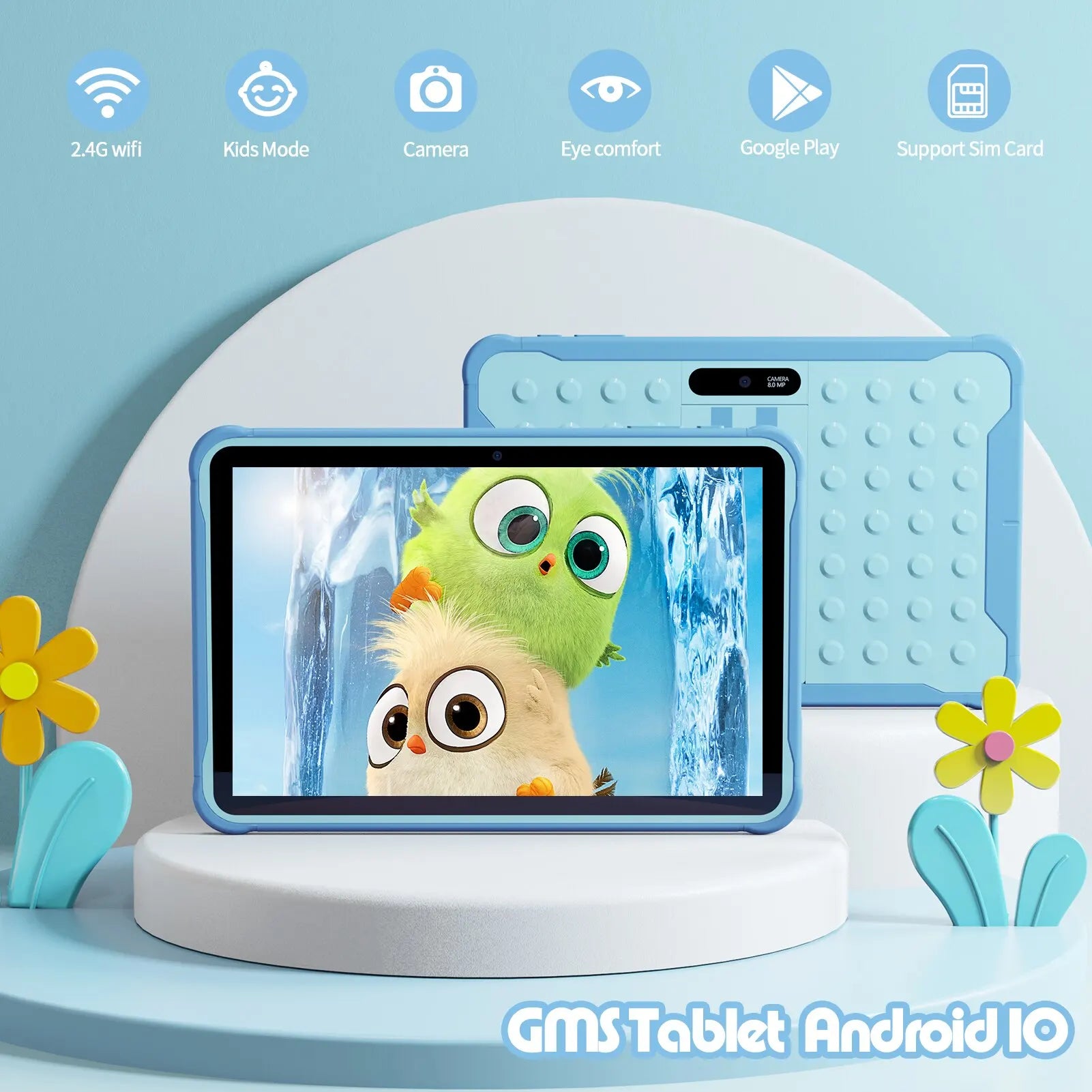 Pritom K10 | Kindertablet - Speel & Leer