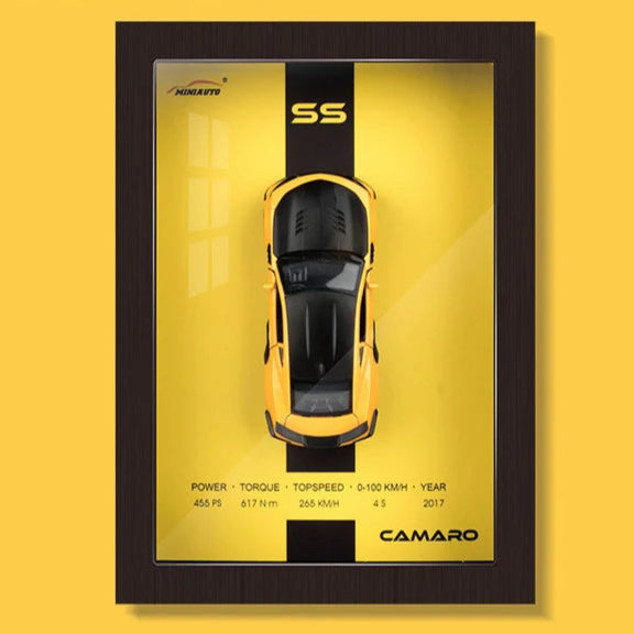 3D Auto Model in Designer Lijst - Exclusieve Mini Auto Collectie