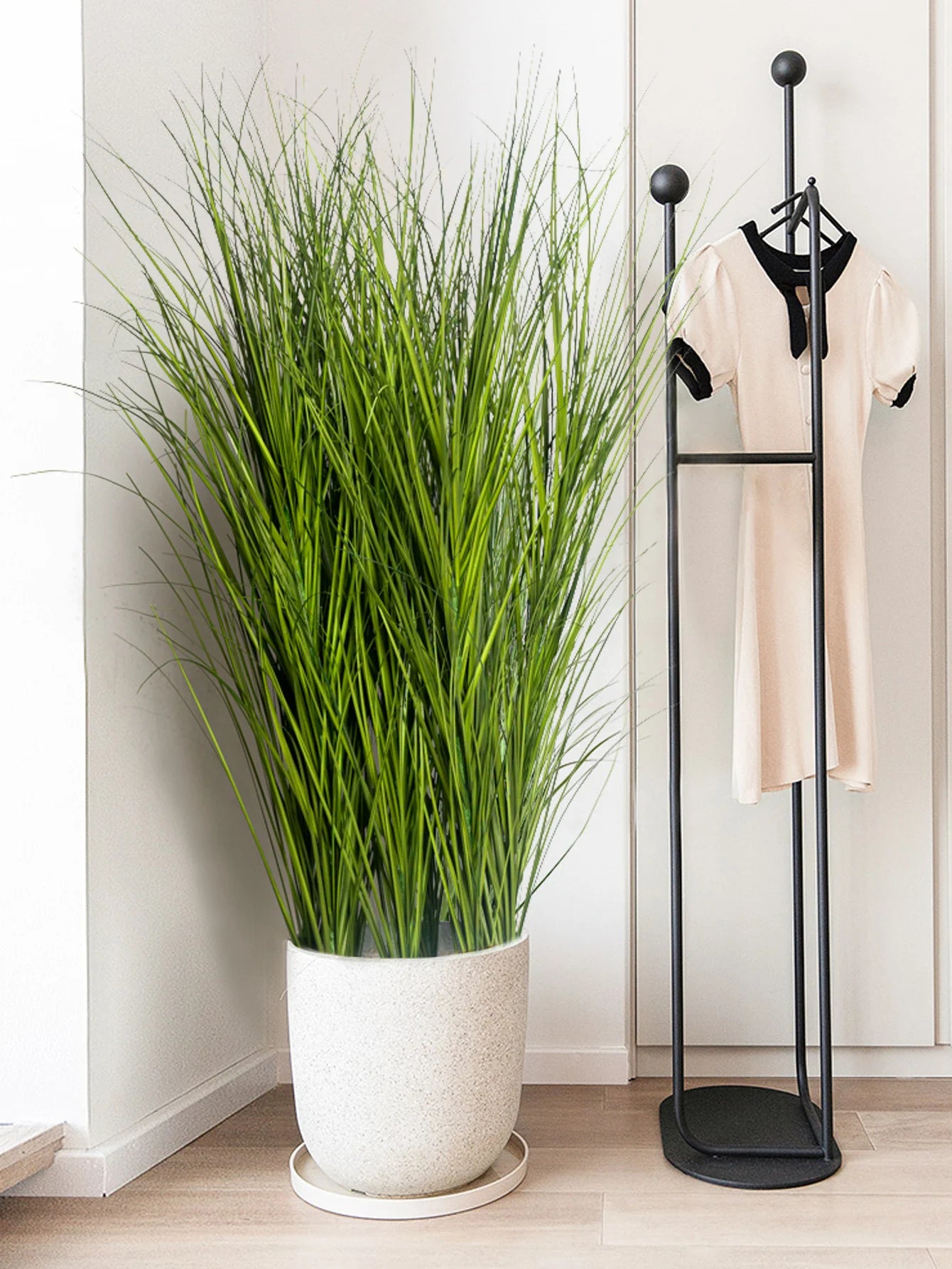 Kunst Rietgrasplant Groot | Nep Ui-Gras Plant | Tropisch Groen Voor Woning, Tuin & Kantoor