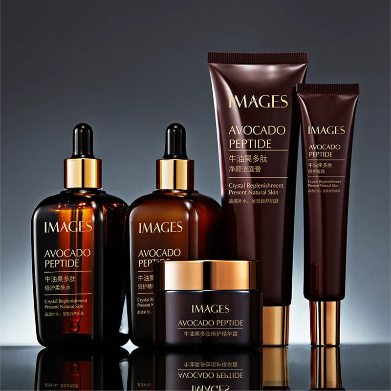 5-delige Avocado Huidverzorgingsset – Complete Dagelijkse Verzorging