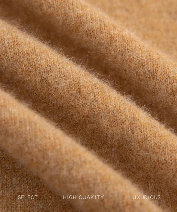 Business Wool Turtleneck | High Quality Materials - Warm and Cozy - Fall - Ideal for Formal and Informal Occasions